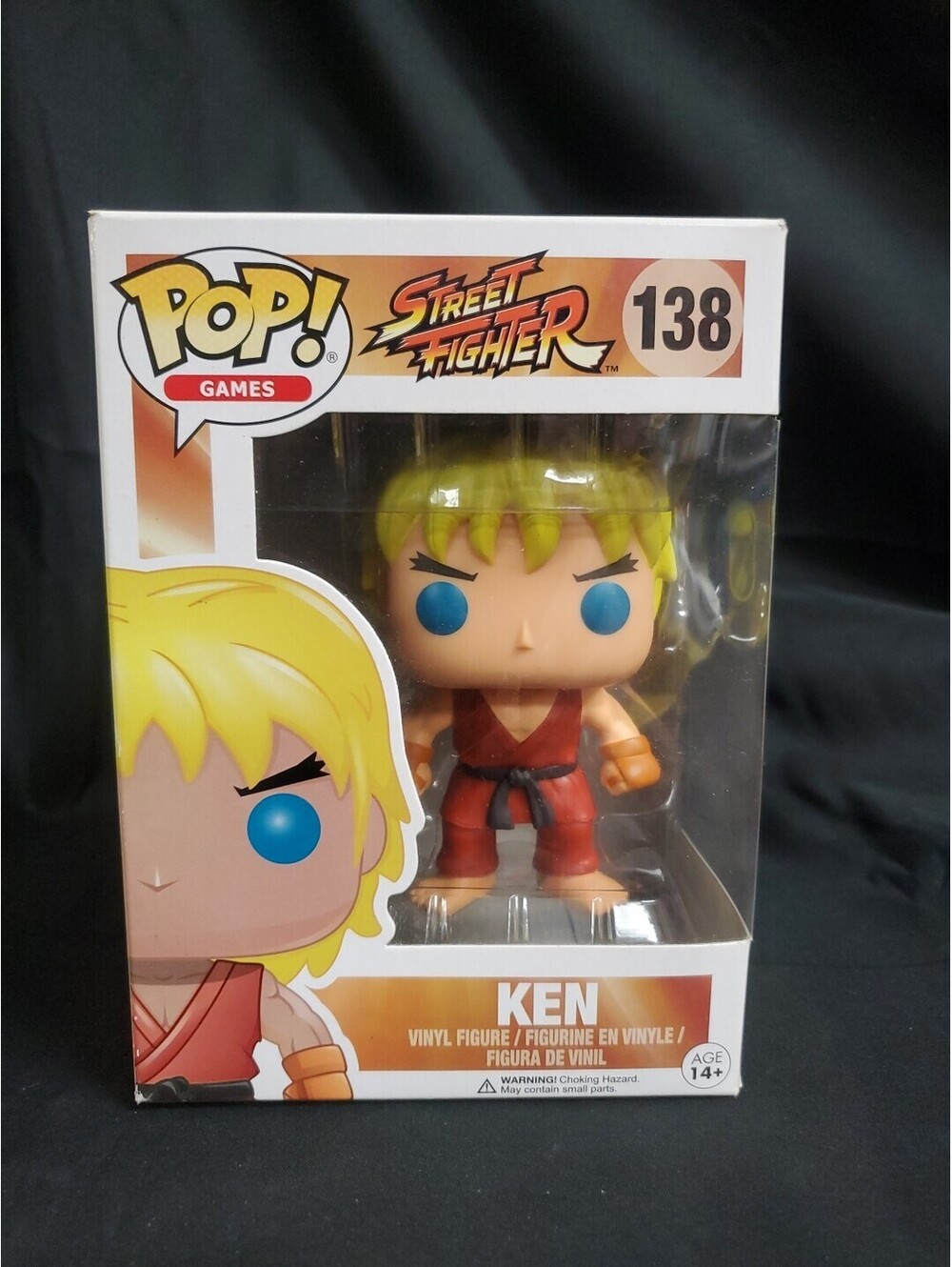 Funko Pop! Games Vinyl: Street Fighter - Ken #138 NEW